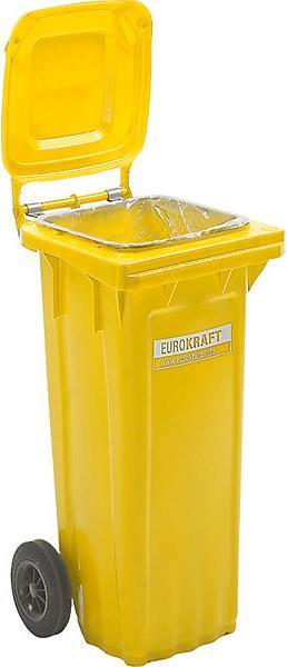 Produktbild eurokraft pro Grossmülltonne aus Kunststoff, nach DIN EN 840 (80 l)