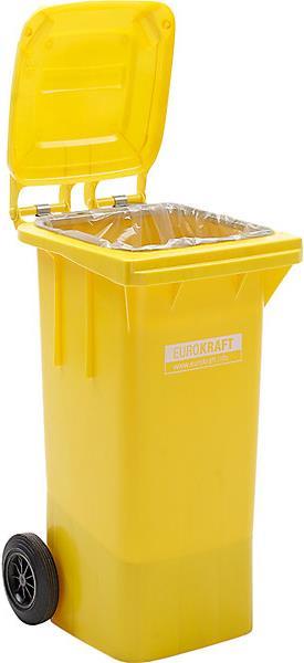 Produktbild eurokraft pro Grossmülltonne aus Kunststoff, nach DIN EN 840 (120 l)