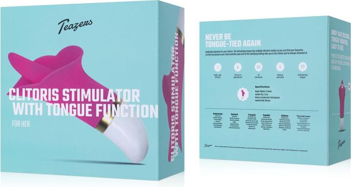 Actual product image Teazers Clitoris Stimulator With Thong - Pink