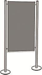 Image du produit Magnetoplan Kit de mur de présentation (134,5 x 180 cm)