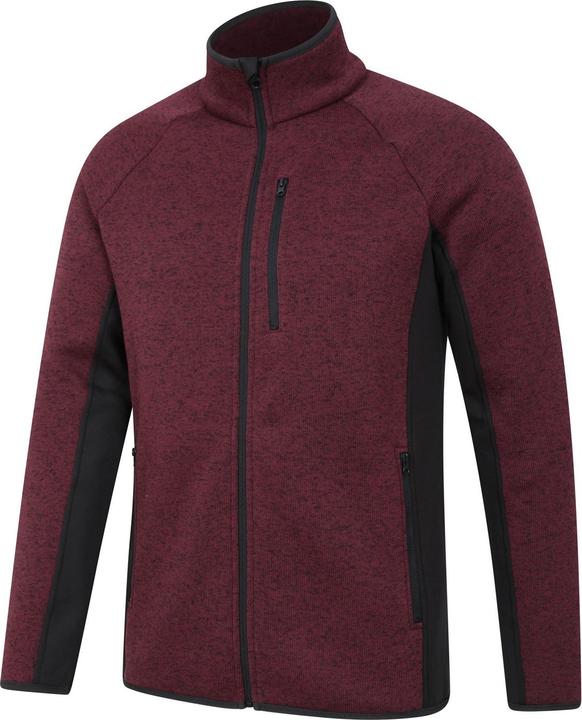 Actual product image Mountain Warehouse Mens Treston Full Zip Fleece Jacket (XL)