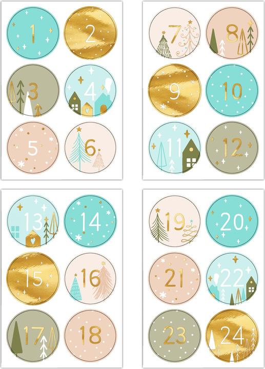 Actual product image Ursus Advent Calendar Sweet Home, Motifs: Christmas, Filled