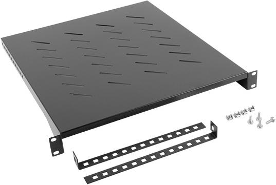 Lanberg Etagère fixe 19 " Rack 1U-483x500mm noir