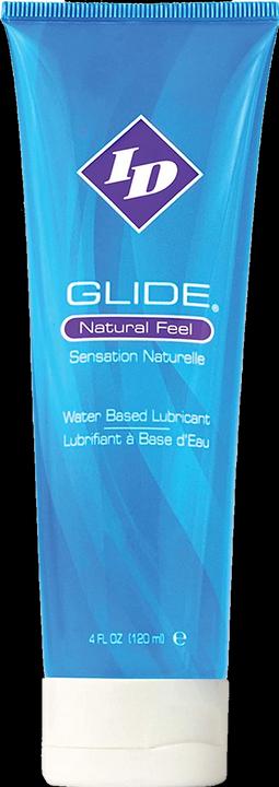 Actual product image ID Glide" Natural Feel Travel Tube, 120ml vegan lubricant in a practical tube (120 ml)