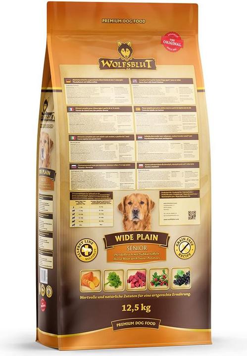 Immagine prodotto Wolfsblut Cibo secco per cani Wide Plain Senior, 12,5 kg (Senior, 1 pz., 12500 g)