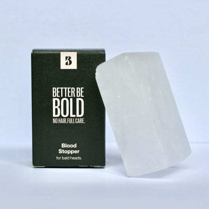 Immagine prodotto Better be bold Tappo di sangue per teste calve | Alaunstein (75 ml, Gel da barba)