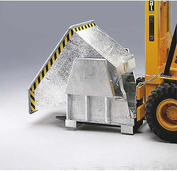 Produktbild eurokraft pro Kippbehälter, Standard-Bauhöhe, ohne Fahrwerk (500 l)