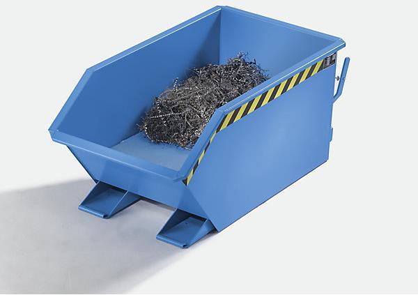Produktbild kaiserkraft Kippbehälter für Späne, niedrige Bauhöhe, ohne Räder (500 l)