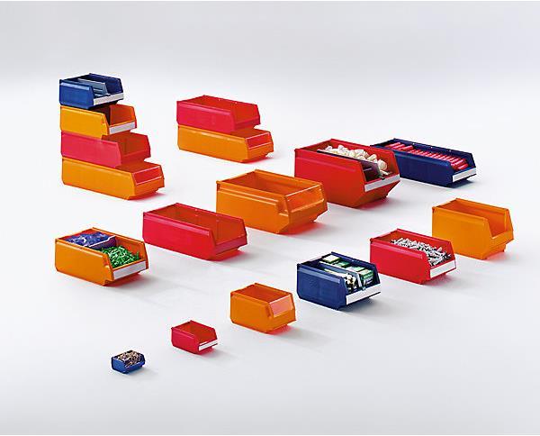 Actual product image kaiserkraft Polypropylene open fronted storage box