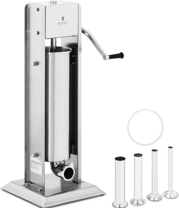 Produktbild Royal Catering Wurstfüller vertikal Wurstfüllmaschine Wurstspritze Wurstpresse Edelstahl 7 L