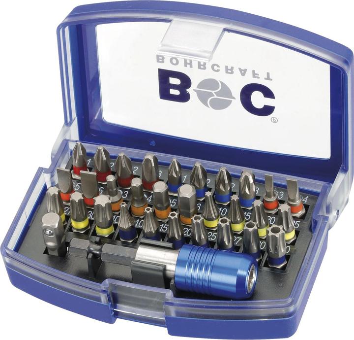 Bohrcraft PB32-CR 1/4"//Schlitz/PZ/PH/Tx/TT/SW / 32-tlg. (32-tlg.)