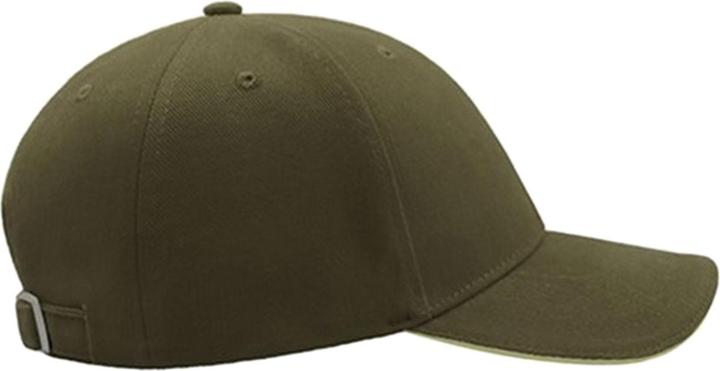 Actual product image Atlantis Liberty baseball cap with 6 brushed cotton panels (One size)
