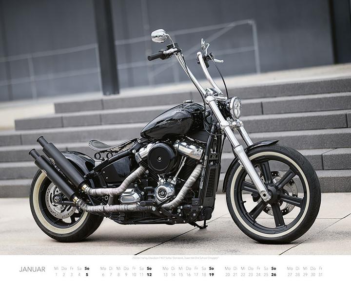 Actual product image Best of Harley Davidson Calendar 2025 (Hardcover, German)