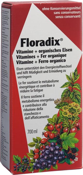 Immagine prodotto Floradix Vitamine und organisches Eisen (1 Pezzo/i, Liquido, 700 g)