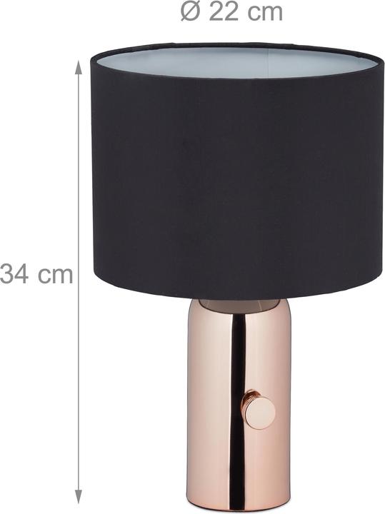 Produktbild Relaxdays Nachttischlampe (E14)
