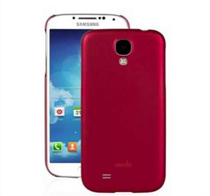 Actual product image Moshi iGlaze Hardcase for Galaxy S4 Burgundy Red (Samsung Galaxy S4)