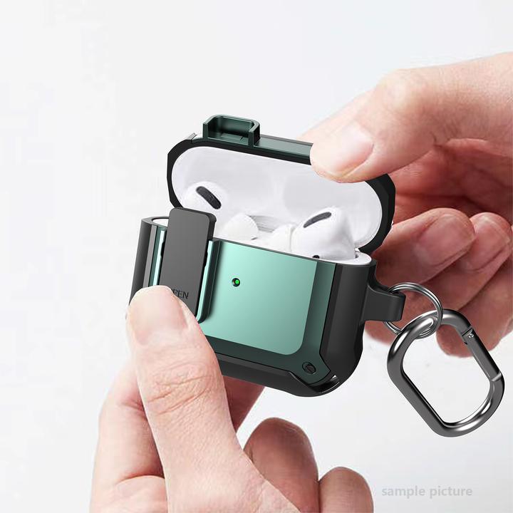 Actual product image 4smarts Transport Case Rugged AirPods 3rd Gen. Black (Charging case cover)