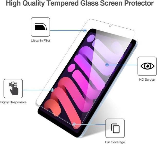 Actual product image MU Budget Schutzglas Displayschutz (1 Piece, iPad mini 2021 (6th Gen), iPad mini 2024 (7th gen))