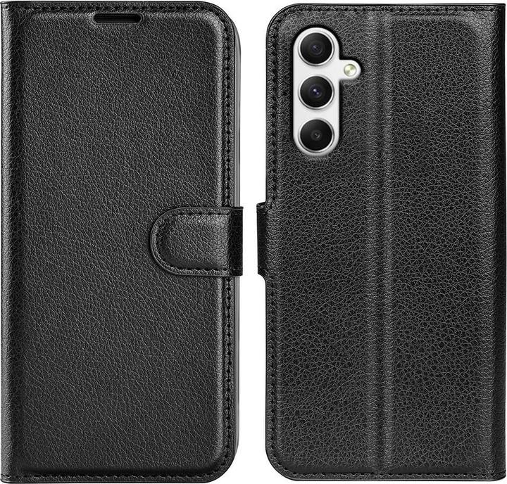 Cover-Discount Galaxy A35 - Étui en cuir noir (Samsung Galaxy A35)