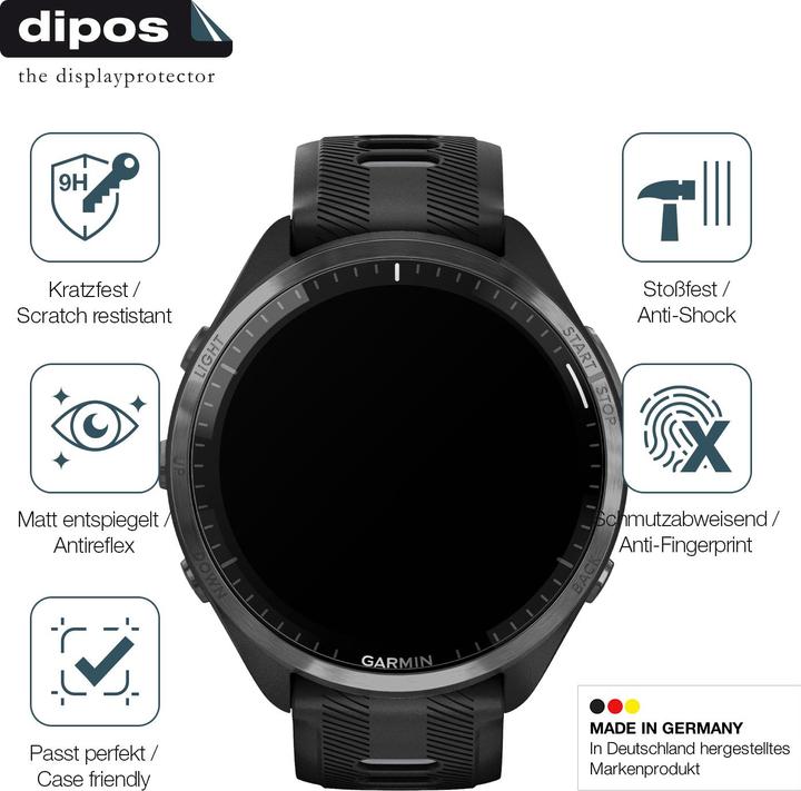 Produktbild Dipos Anti-Shock Displayschutz Matt 9H