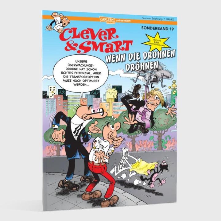 Produktbild Clever und Smart Sonderband 19: Wenn die Drohnen dröhnen (Deutsch, Francisco Ibáñez, 2024)