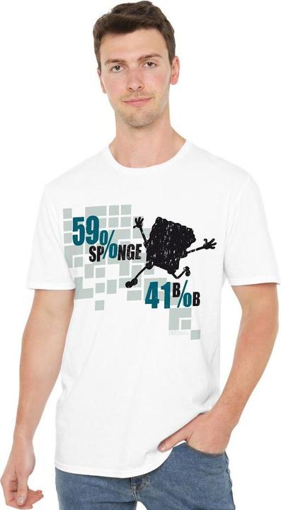 Image du produit Spongebob Squarepants - T-shirt 59% SPONGE 41% BOB - Homme (3XL)
