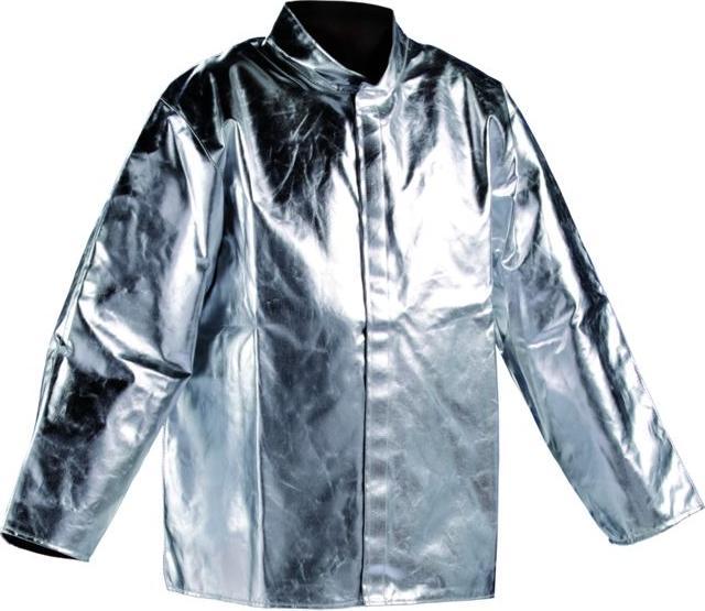 Actual product image Jutec Heat resistant jacket, Preox aramid fabric, aluminised, size 52. (52)