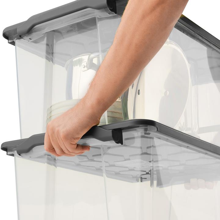 Actual product image Rotho Set of 3 boxes 65 l EVO SAFE (59 x 39.5 x 41 cm, 65 l)