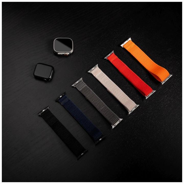 Produktbild Fixed Nylonband für Apple Watch 42/44/45/46/49 mm, schwarz (Nylon)