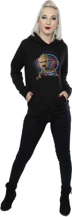 Immagine prodotto Guardians Of The Galaxy Neon Groot Felpa con Cappuccio Donna (XL)