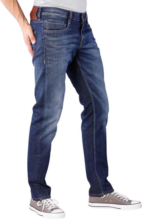 Actual product image Mustang Oregon Tapered crinkle dark rinse (W35/L34)