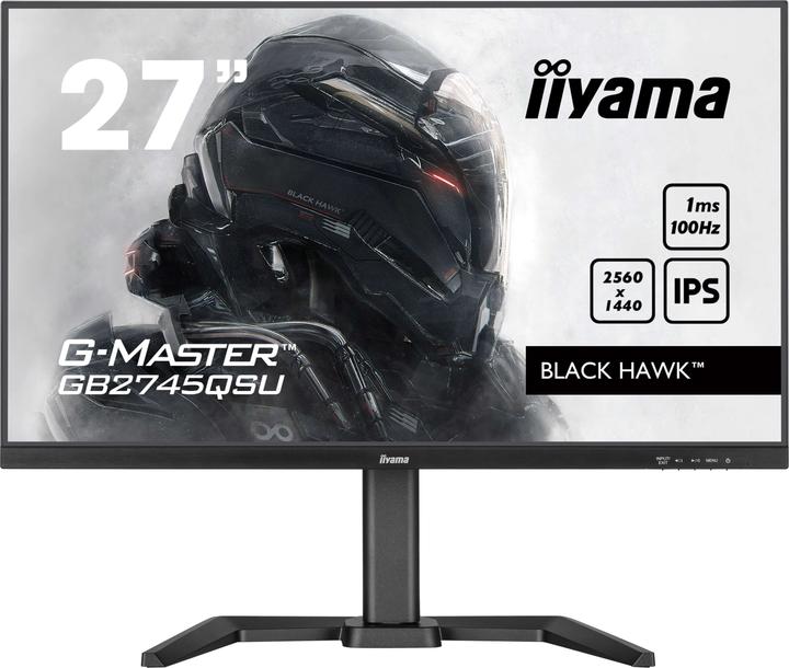 Produktbild iiyama TFT 27,0/68,5cm G-Master GB2745QSU Black Hawk *schwarz* 16:9 (2560 x 1440 Pixel, 27")