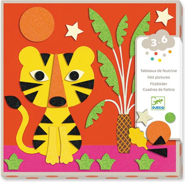 Actual product image Djeco Felt pictures Sweet Nature