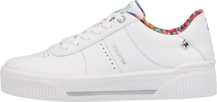 Actual product image Rieker EVOLUTION ladies lace-up shoes sporty rubber sole white (40)