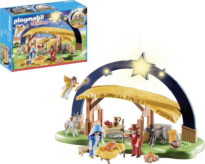 Image du produit Playmobil Crèche de Noël en arche légère (9494)