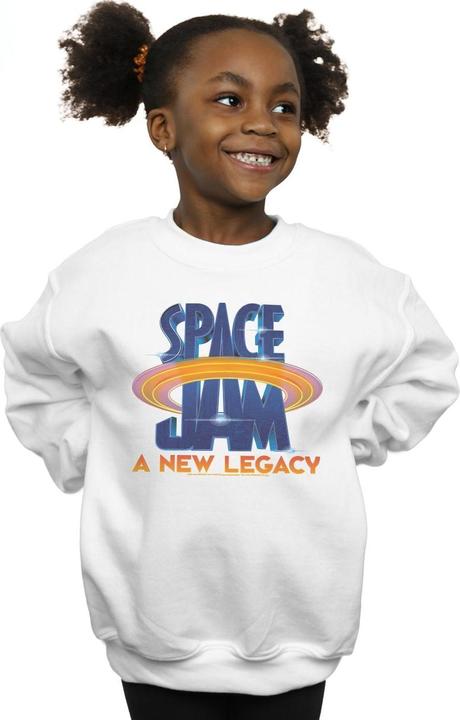 Actual product image Space Jam Girls Movie Logo Sweatshirt (140, 146)