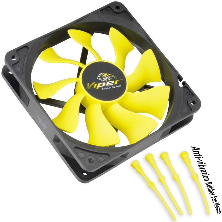 Image du produit Akasa Ventilateur Viper PWM (140 mm, 1 x)