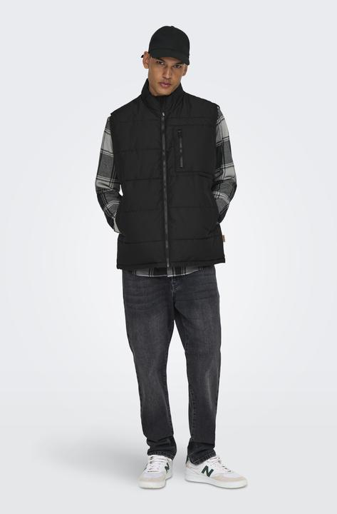 Immagine prodotto Only & Sons Gilet a collo alto trapuntato (S)
