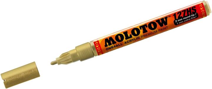 Produktbild Molotow Filzstift One4all 127HS metallic gold 228 (Metallic Gold, 2 mm, 1 x)