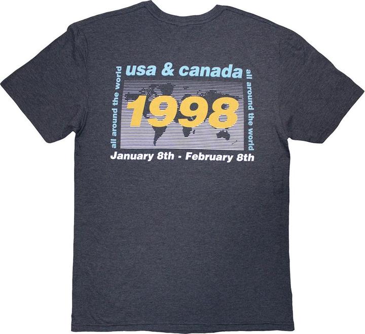 Actual product image Oasis Unisex Adult 1998 World Tour - South America Back Print T-Shirt (XXL)