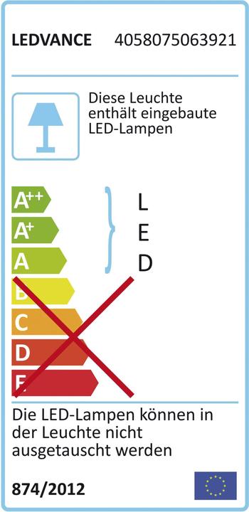 Label énergétique Ledvance Downlight Slim Alu (1350 lm)