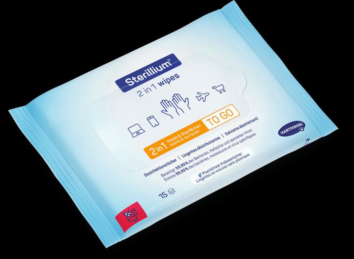 Actual product image Sterillium Disinfectant wipes 12 pack