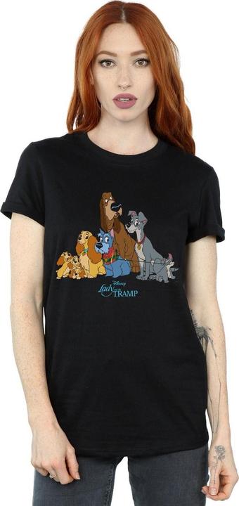 Immagine prodotto Disney Lady And The Tramp Classic Group Maglietta Ampia Donna (4XL)