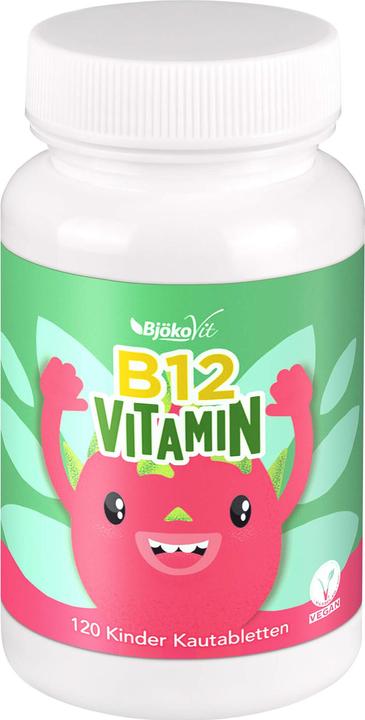 Actual product image BjökoVit Vitamin B12 chewable tablets for children (120 Piece, Pills, 39.70 g)