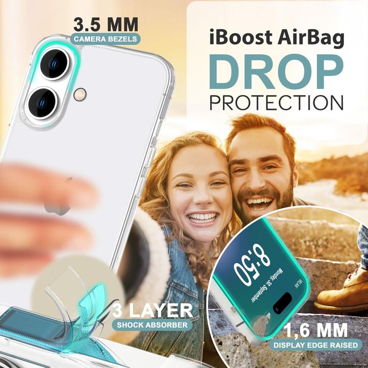 Produktbild Nalia Klare Transparente Silikon Hülle (Apple iPhone 16 Plus)