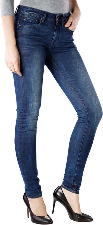 Immagine prodotto G-Star Midge Zip Mid Skinny Jeans scuro invecchiato (W28/L30)