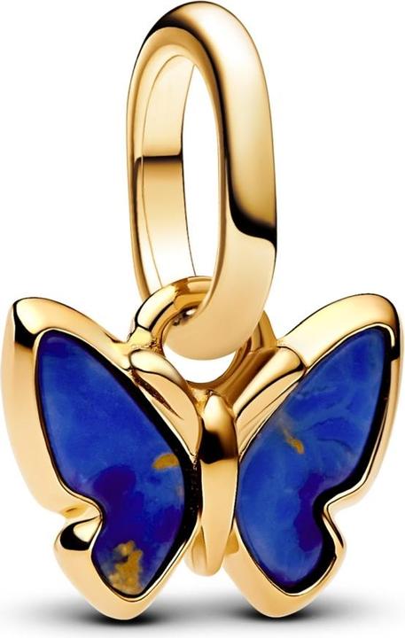 Immagine prodotto Pandora Mini ciondolo pendente farfalla blu (Dorato, Metallo)