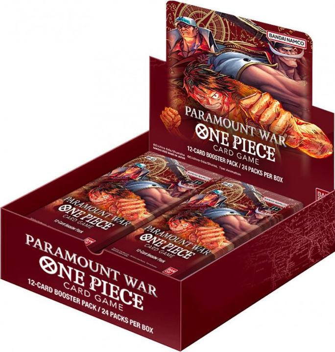 Image du produit One Piece Paramount War OP-02 Booster Box Display - Card Game - EN (Anglais, Affichage du booster)