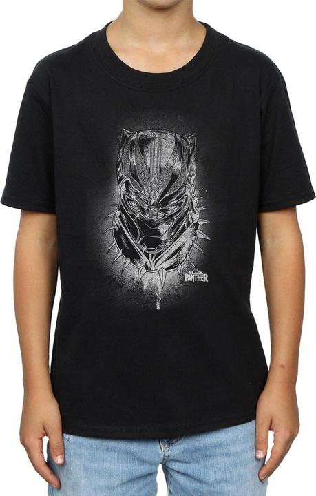 Produktbild Jungen Black Panther Spray Headshot TShirt (152, 158)