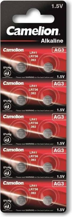 Productafbeelding Camelion Knoopcel batterijen (10 Pcs., LR41, 41 mAh)